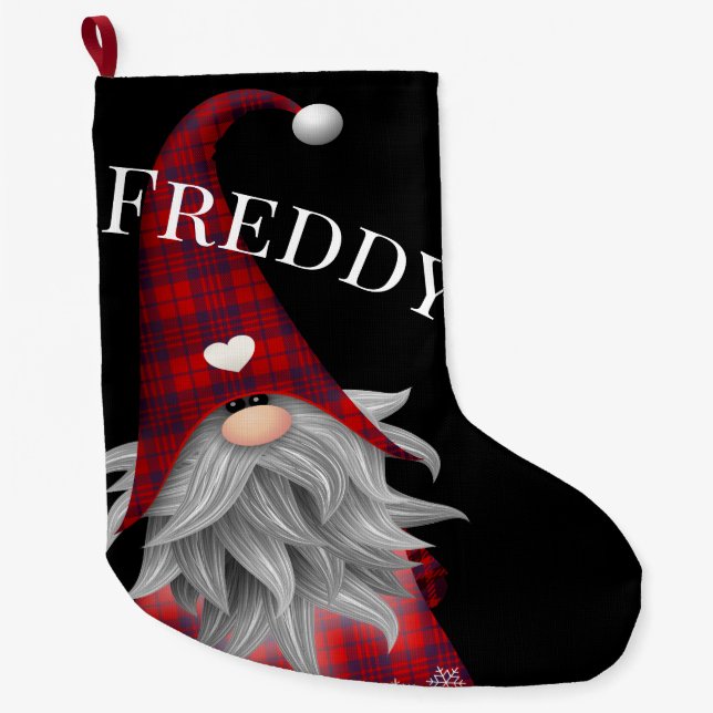 Gnome Christmas Stocking (Front)