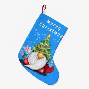Gnome Christmas Stocking with Heart Gifts for You