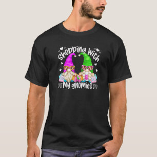 Gnome Couple For Women And Men Shopping With My Gn T-Shirt