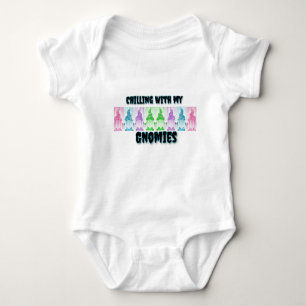gnome design baby bodysuit