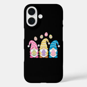 Gnome Easter Colourful Cute Eggs Spring Holiday iPhone 16 Case