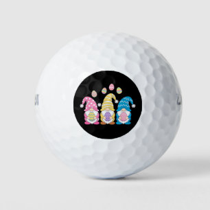 Gnome Easter Colourful Cute Eggs Spring Holiday Golf Balls