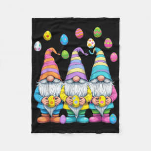 Gnome Easter  Fleece Blanket