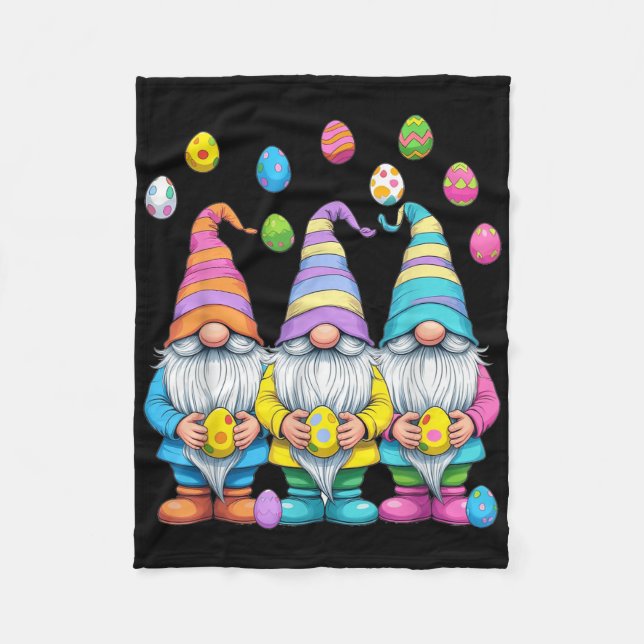 Gnome Easter  Fleece Blanket (Front)