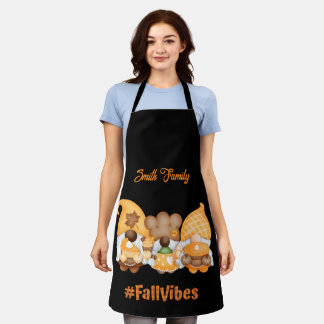  Gnome Fall Vibes  Apron