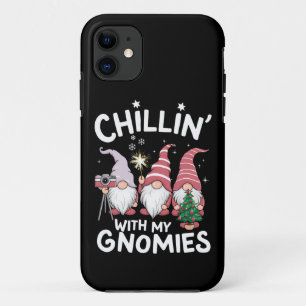 Gnome Family Christmas Chillin With My Gnomies Case-Mate iPhone Case