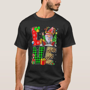 Gnome Family Christmas For Women Men LOVE Gnome T-Shirt