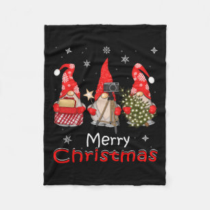 Gnome Family Christmas S For Women Men - Gnomies X Fleece Blanket