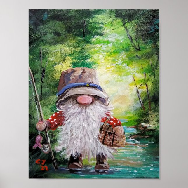 GNOME FISHERMAN POSTER (Front)