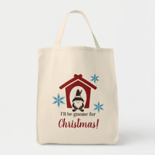 Gnome for Christmas Custom Colours Tote Bag