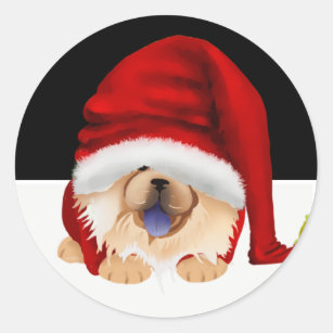 GNOME for the Chowlidays red chow stickers