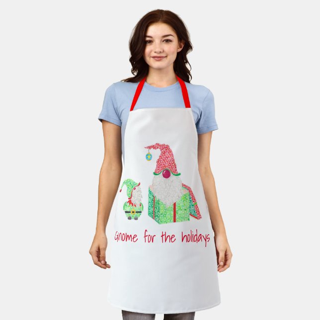 Gnome for the holidays Apron (Worn)