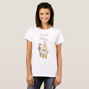 Gnome For The Holidays Festive Christmas T-Shirt