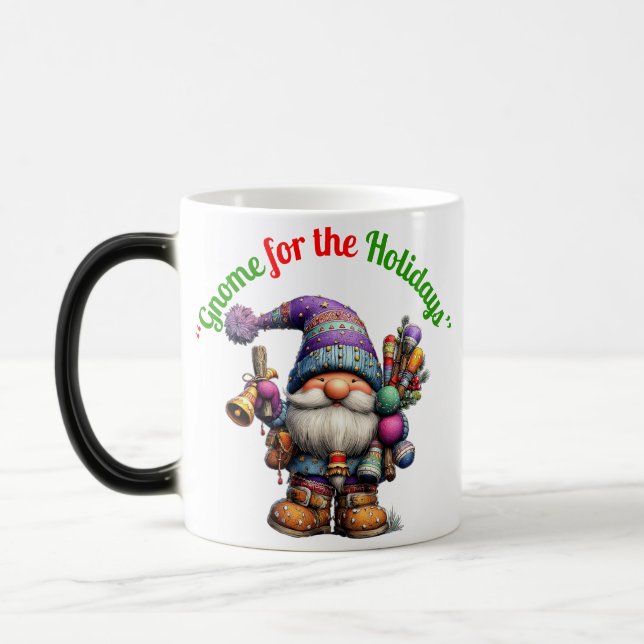 Gnome For The Holidays Magic Mug (Left)