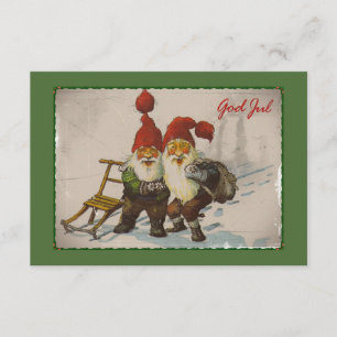 Gnome Friends at Christmas Invitation