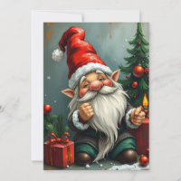 Gnome Funny Trendy Whimsical Fantasy No Photo
