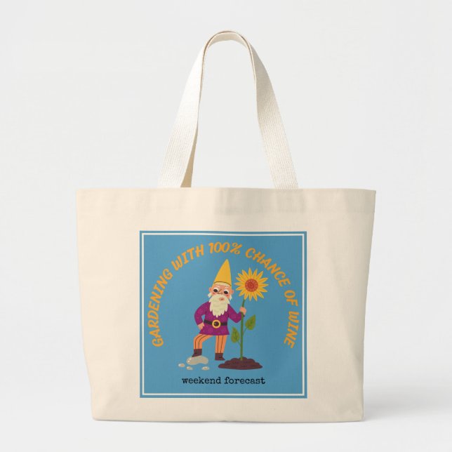Gnome Garden Tote (Front)