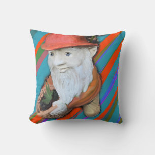Gnome Gardener In Meditation Cushion