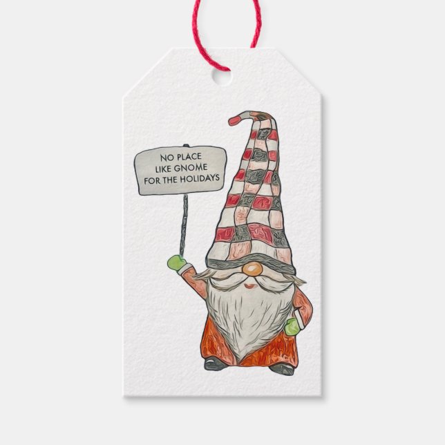 Gnome  gift tags (Front)