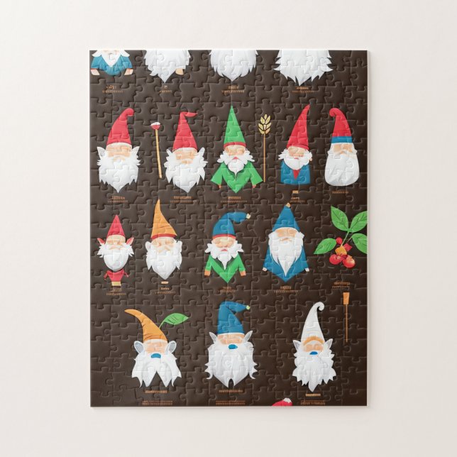 Gnome Grump Fest Puzzle – 252 Pieces (Vertical)