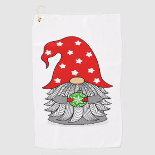 Gnome Halloween - Hanging With My Gnomies - Happy  Golf Towel