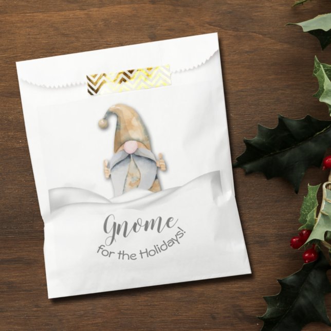 Gnome Home for the Holidays Christmas Favour Bags (Creator Uploaded)