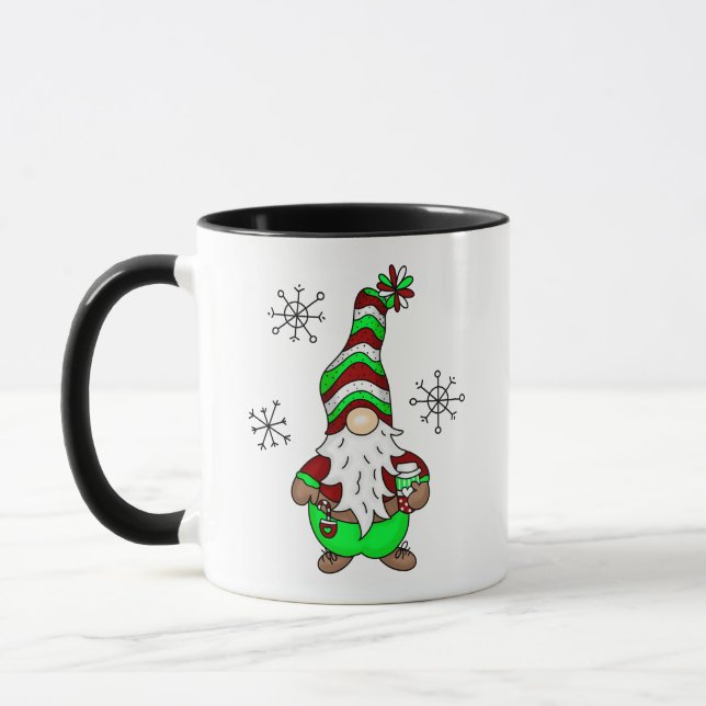 Gnome is Where the Coffee is | Cute Christmas Mug (Left)