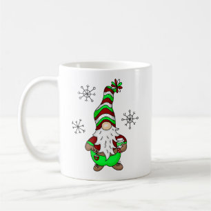 Gnome is Where the Coffee is Cute Christmas Mug