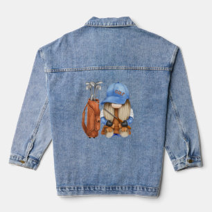 Gnome Lady Golfer Denim Jacket