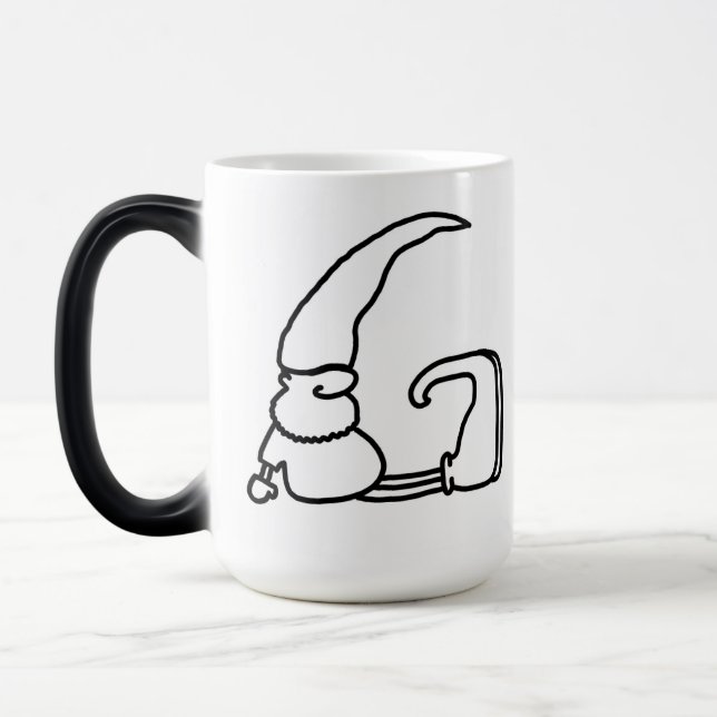 Gnome Letter "G" Morphing Mug (Left)