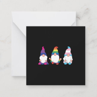 Gnome LGBTQ Bisexual Transsexual Ally Card