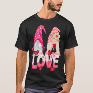 Gnome Love Couple Valentine's Day Cute Gnomes T-Shirt