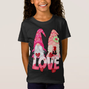 Gnome Love Couple Valentine's Day Cute Gnomes T-Shirt