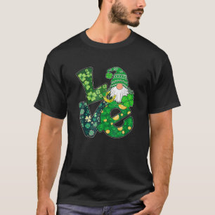 Gnome Love Funny St Patricks Day T-Shirt