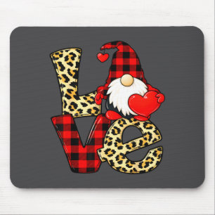 Gnome Love Valentine Gnomes Valentines Day Men Wom Mouse Pad