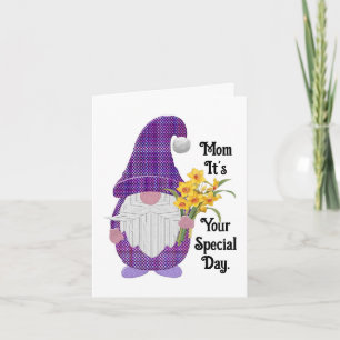 Gnome Mother's Day Greeting Card