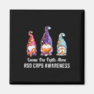 Gnome Nobody Fights Rsd Crps Awareness Alone Rsd C Magnet