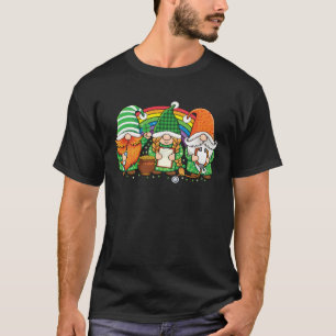 Gnome Nurses Saint Pattys day Scrub Nurse St Patri T-Shirt