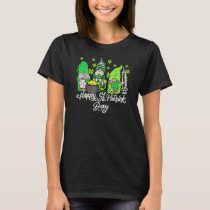 Gnome Nurses Saint Pattys Scrub Nurse St Patricks T-Shirt