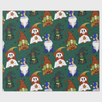 Gnome-o-Ween (Large) Wrapping Paper