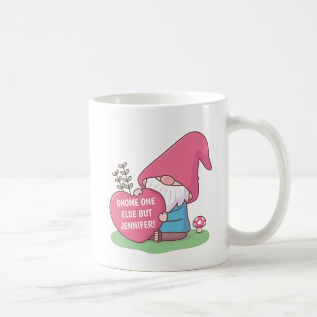 Gnome One Else But Sweetheart Name Personalisation Coffee Mug (Right)