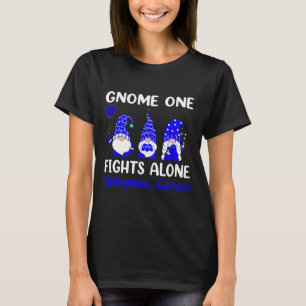 Gnome One Fights Alone Blue Ribbon Hydrocephalus A T-Shirt
