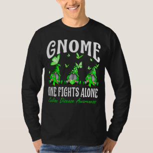 Gnome One Fights Alone Celiac Disease Awareness T-Shirt