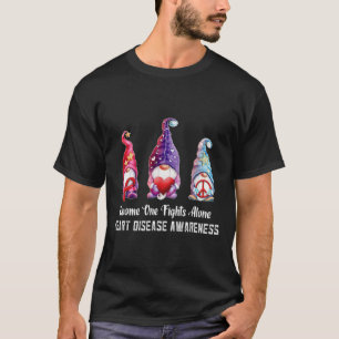 Gnome One Fights Alone Heart Disease Awareness T-Shirt