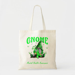 Gnome One Fights Alone Mental Health Awareness Tote Bag