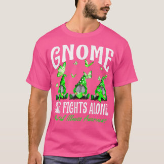 Gnome One Fights Alone Mental Illness Awareness  T-Shirt