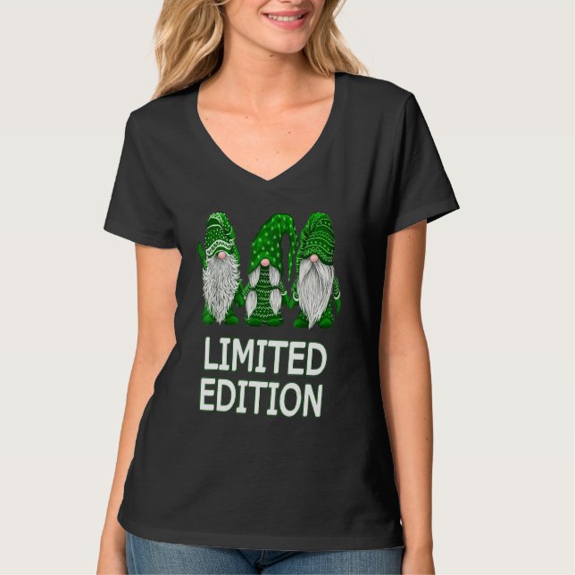 Gnome Patricks Day T-Shirt (Front)