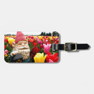 Gnome Petals Luggage Tag