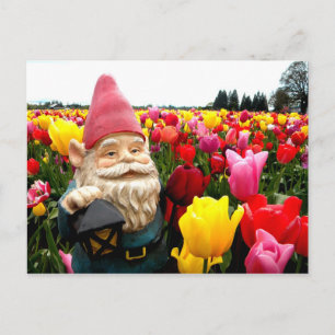 Gnome Petals Postcard
