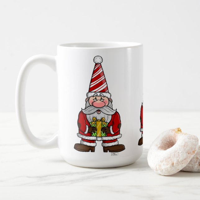 Gnome Santa Mug (With Donut)